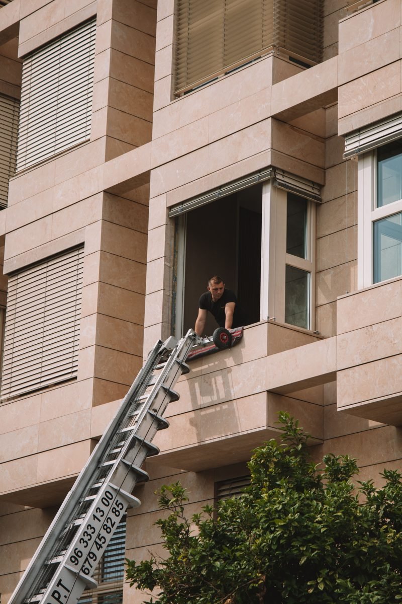 Trabajo en edificio de Valencia